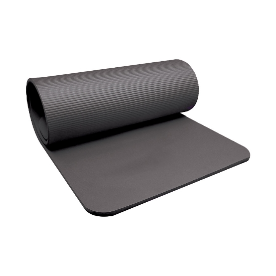 Synergy Black Exercise Mat 180cm x 60cm x 1cm
