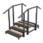 Picture of Adjustable Metal Rehabilitation Straight Stairs