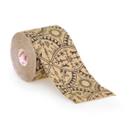 Picture of Dynamic Tape Powerband 7.5cm x 5m Black on Beige