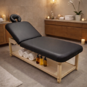Picture of Classic Wooden Stationary Massage Table 