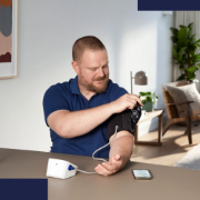 Picture of Digital Blood Pressure Machine: Omron M2 Intelli IT+ Blood Pressure Monitor