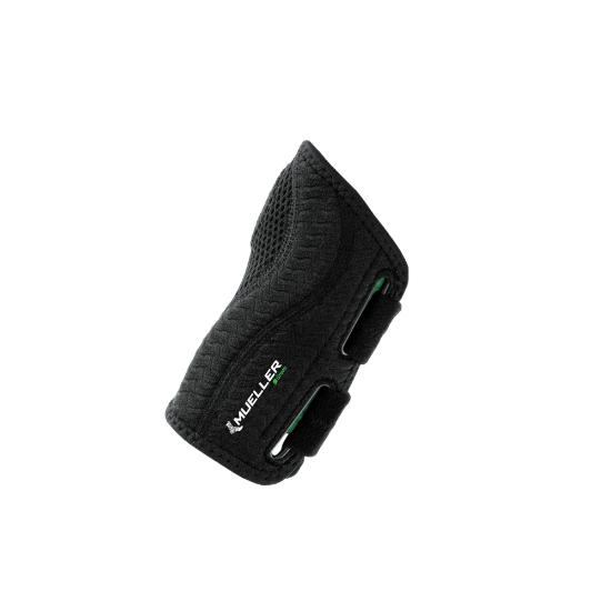 Picture of Mueller Green Fitted Wrist Brace Right Hand LG/XL