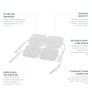 Picture of Disposable Self-Adhesive Electrodes 5cm x 5cm