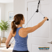 Picture of CanDo Overdoor Shoulder Pulley - Single Pulley with Door Bracket