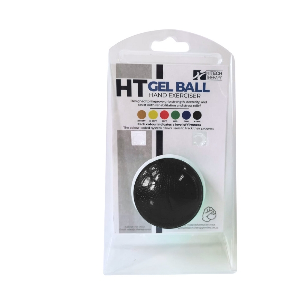 HT Hand Exercise Ball Extra Firm Black
